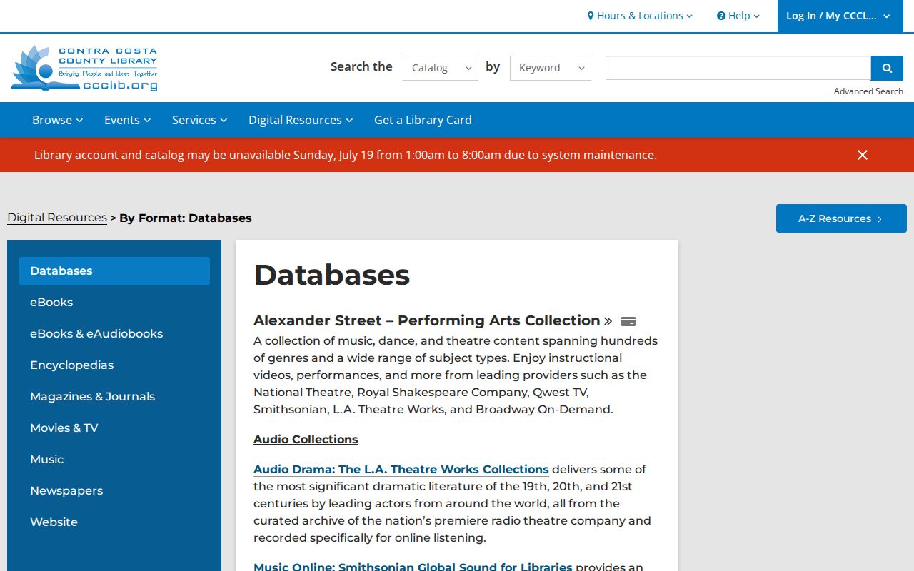 Pittsburg people directories screenshot of Contra Costa Library history databases