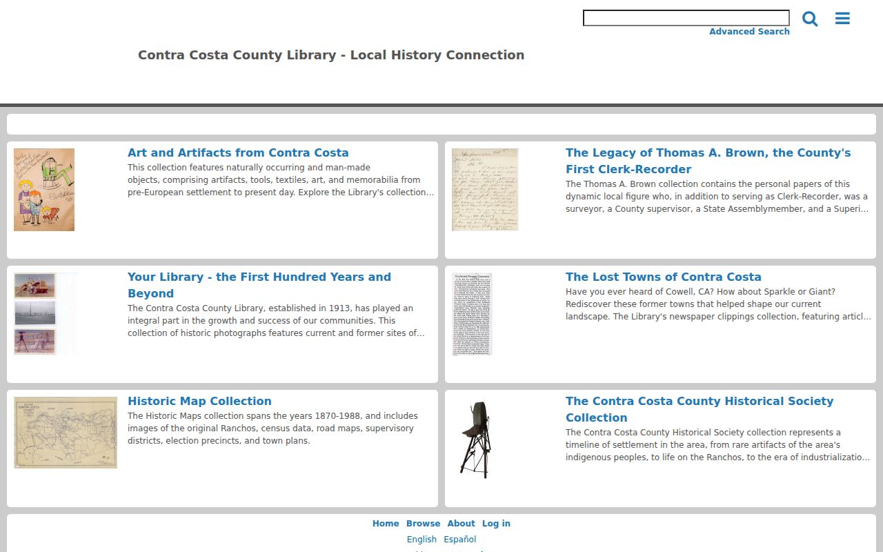 Pittsburg people directories screenshot of the Library Local History Connection